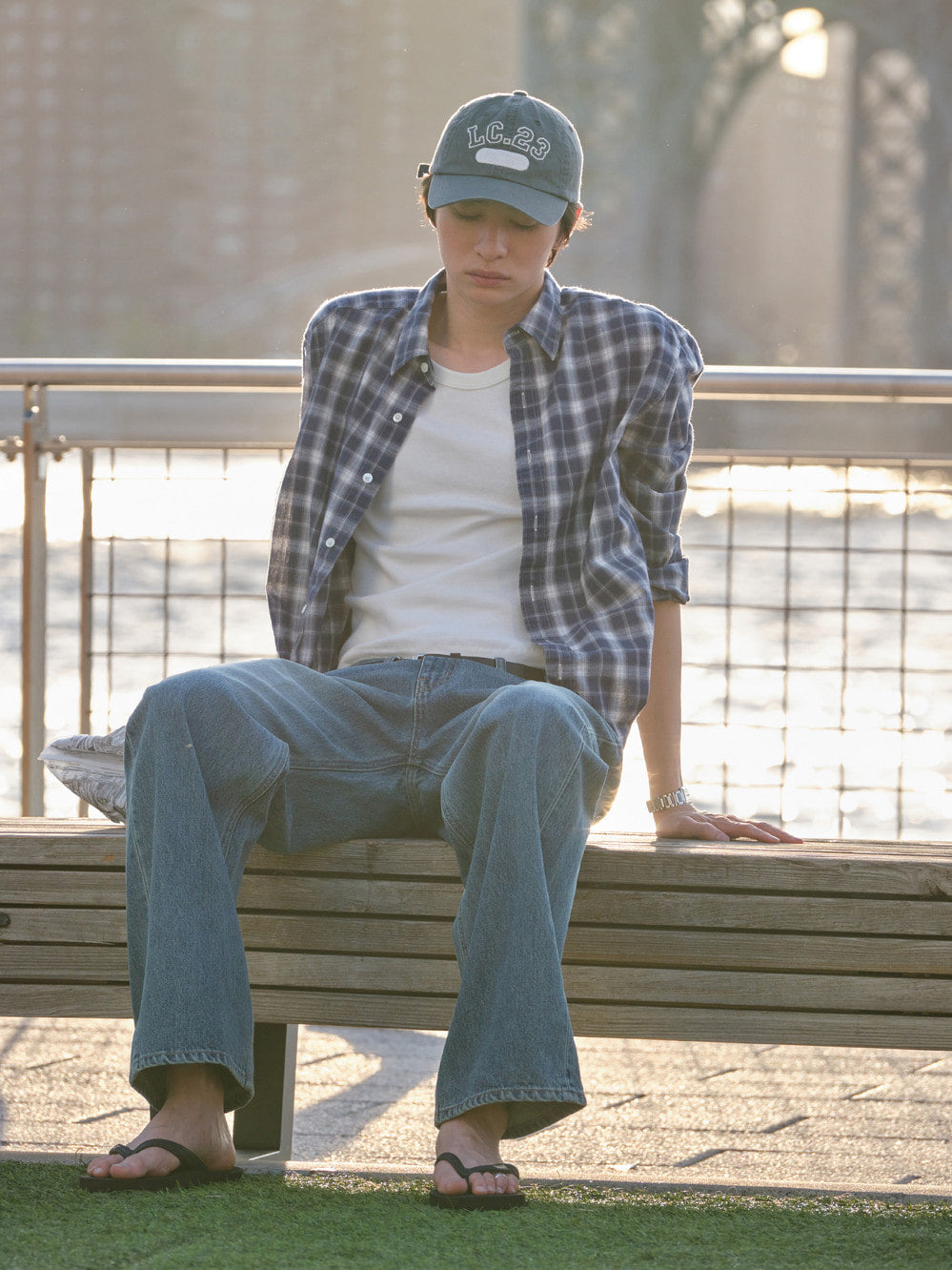Low Classic Lc23 Ball Cap Charcoal
