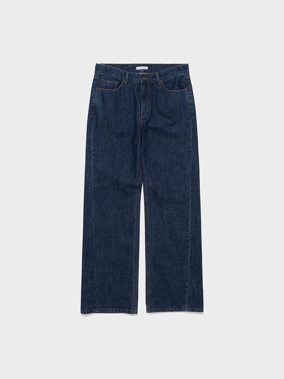 Low Classic Mid-Rise Roll-Up Jeans Dark Blue
