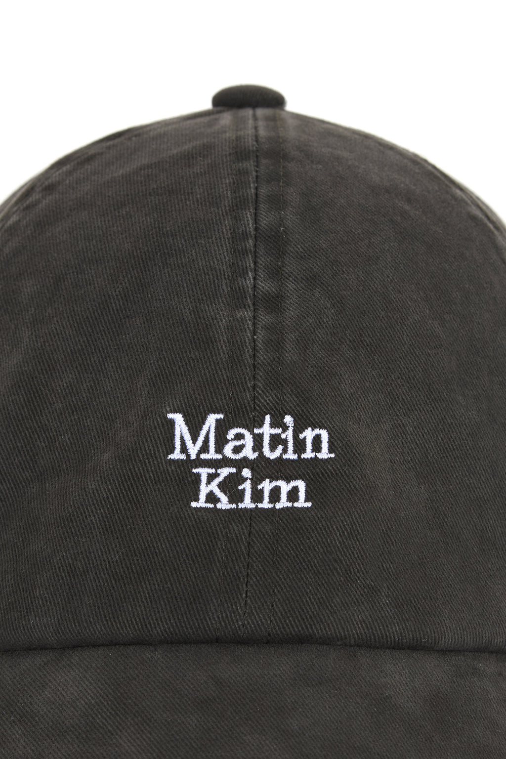 [matinkim] MATIN MINI LOGO BALL CAP IN CHARCOAL