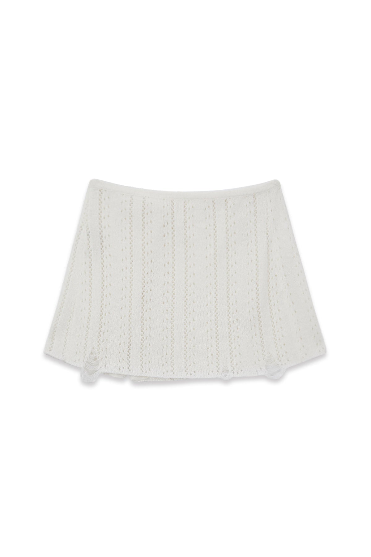 [matinkim] PUNCHING WRAP MINI SKIRT IN IVORY