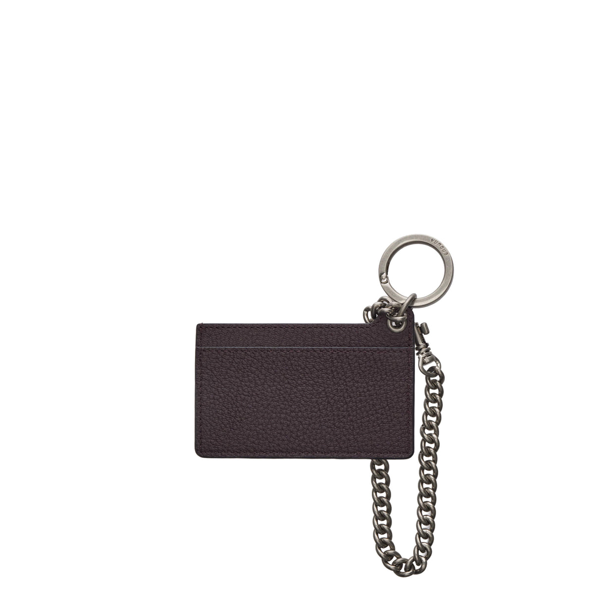 Vunque Perfec Motor Chain Card Holder Charm Plum Wine