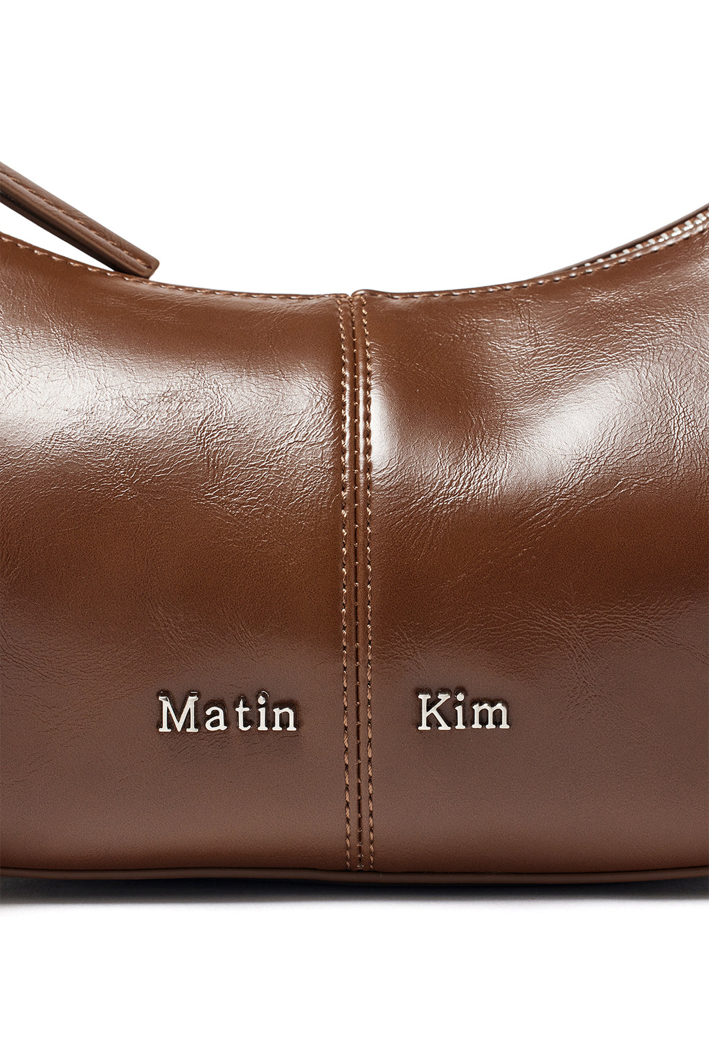 [matinkim] BELTED SHOULDER BAG IN BROWN
