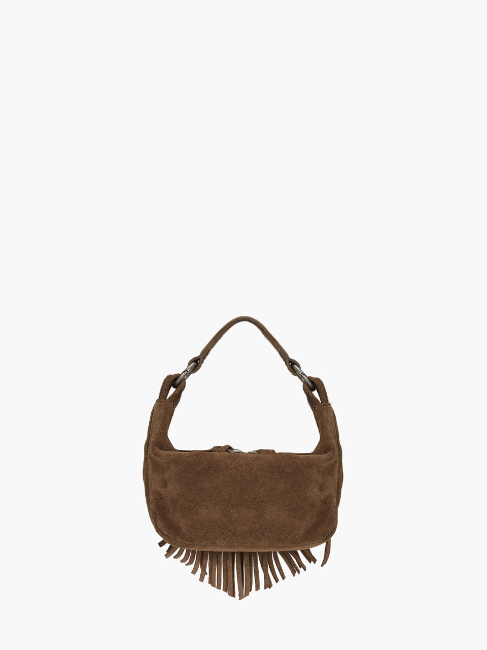 Margesherwood City Hobo Micro cappuccino studded suede
