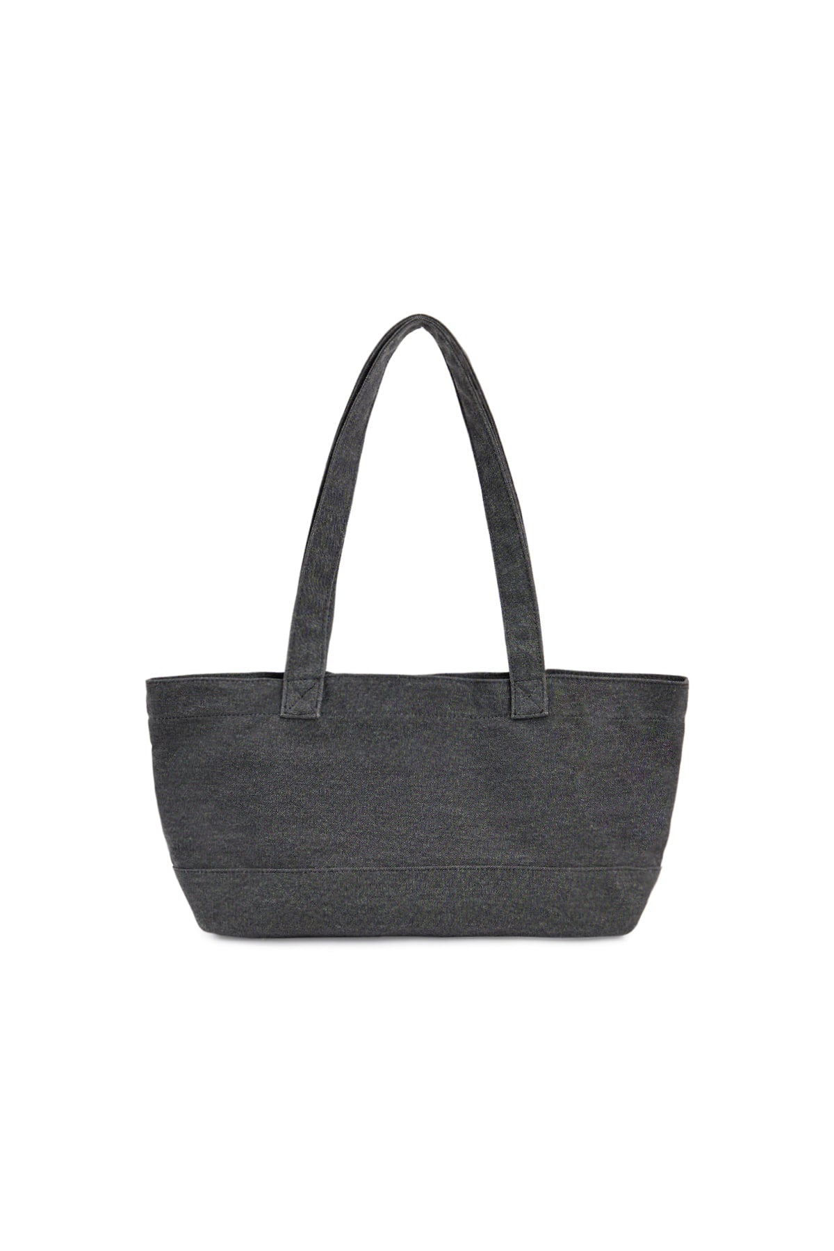 [matinkim] MATIN LOGO CANVAS WIDE SHOULDER BAG IN CHARCOAL