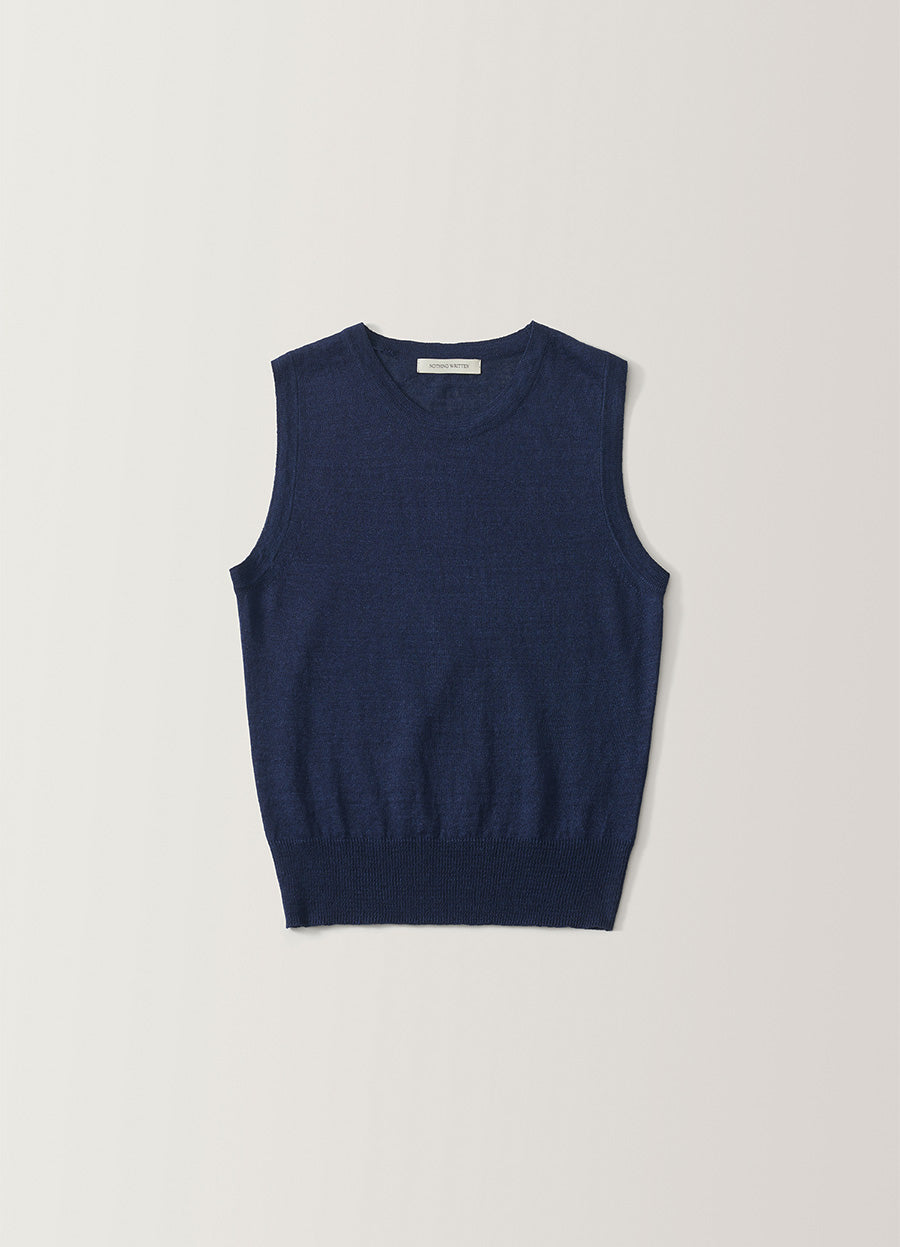 Nothing Written Rola linen sleeveless (Navy)