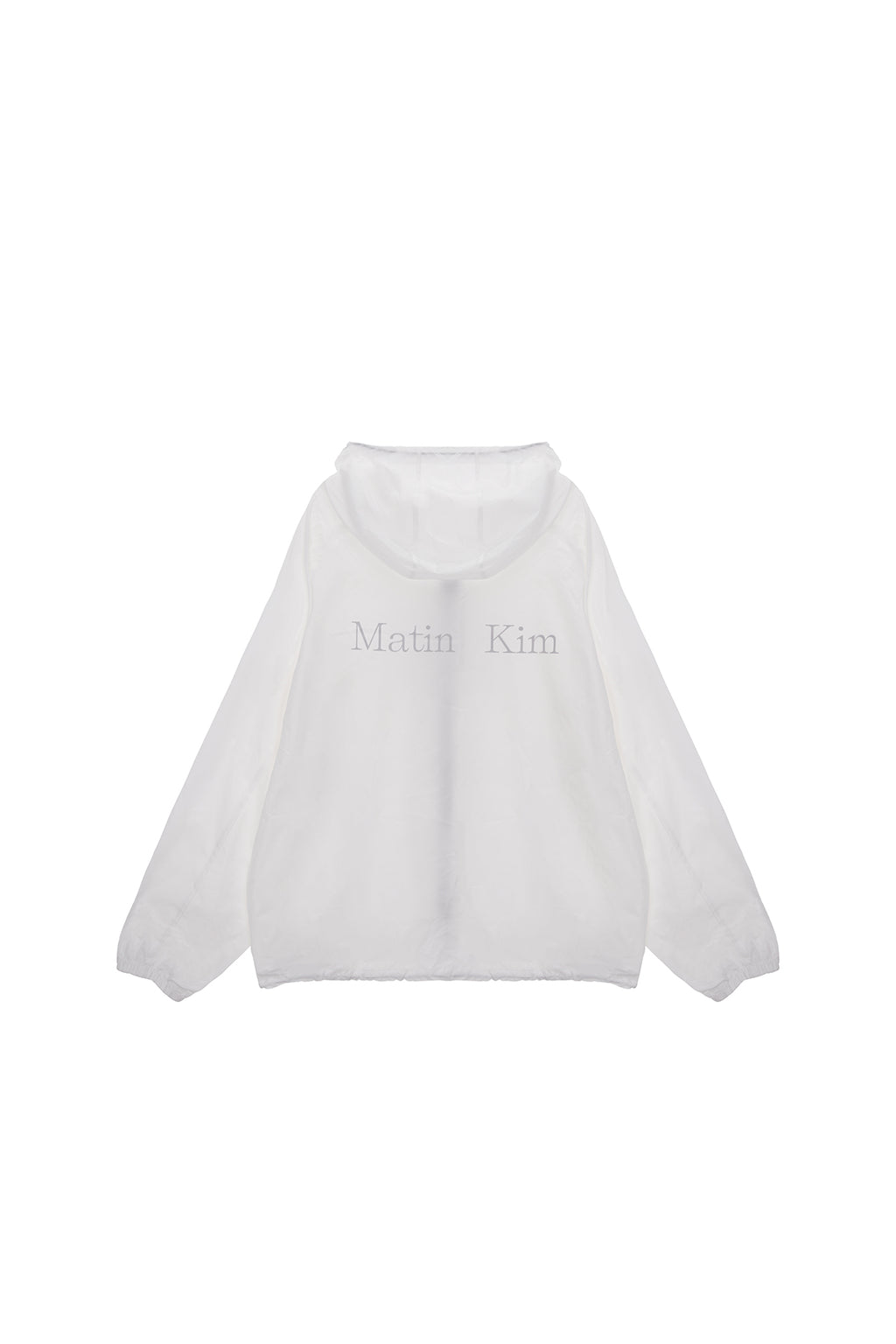 [matinkim] LIGHT HOODY WINDBREAKER FOR MEN IN WHITE