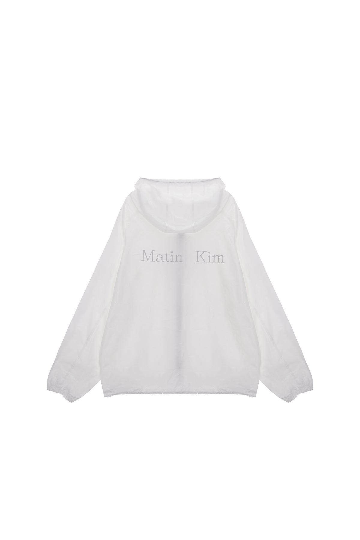 [matinkim] LIGHT HOODY WINDBREAKER FOR MEN IN WHITE
