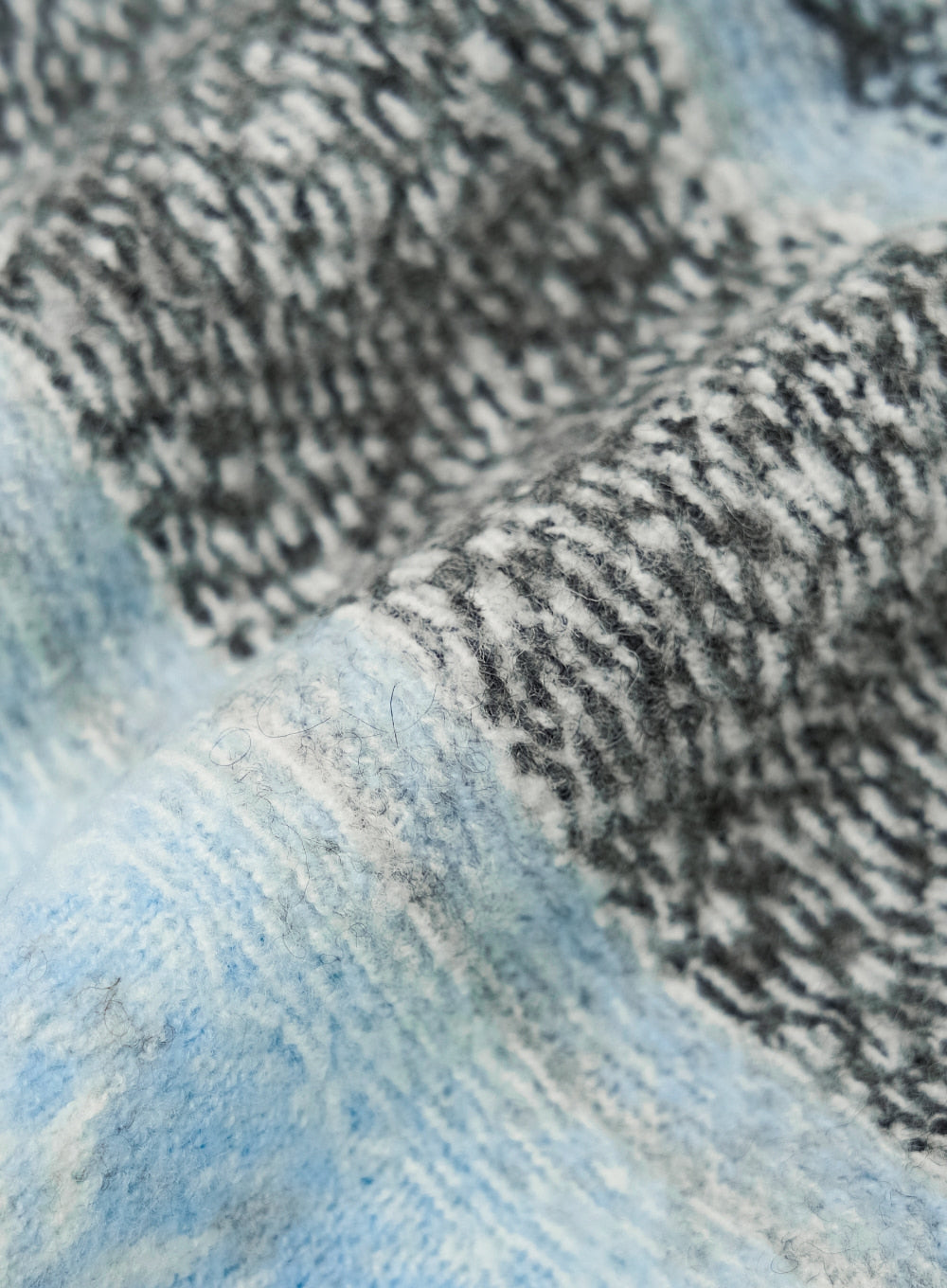 [satur] Nordic Knit Beanie - Sky Blue