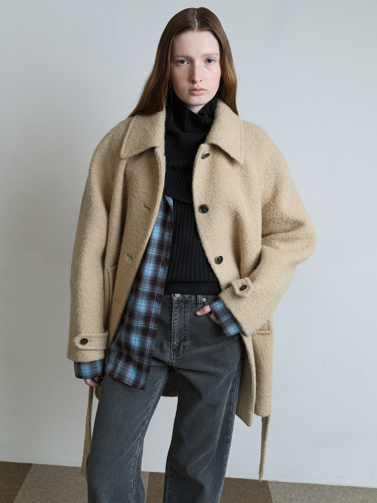 Raive New Raglan Belted Coat