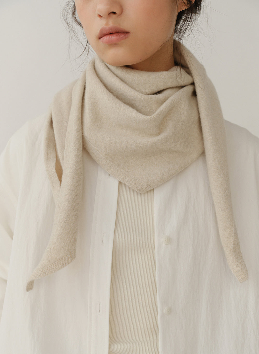 Kindersalmon Hazel Scarf Oatmeal