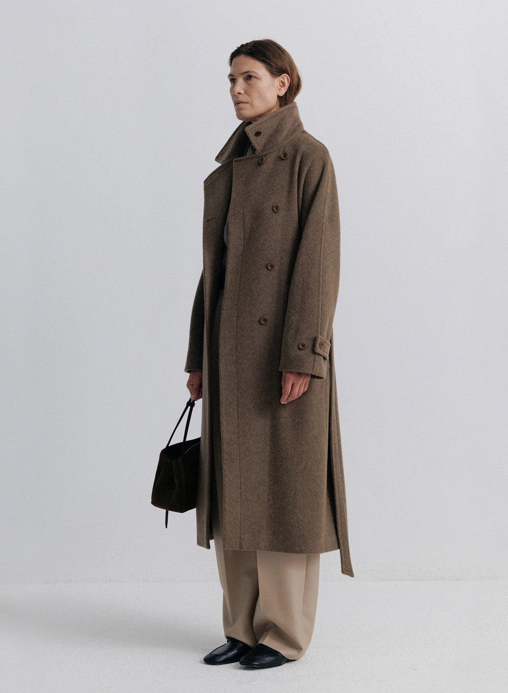 Kindersalmon Poster Wool Coat Camel