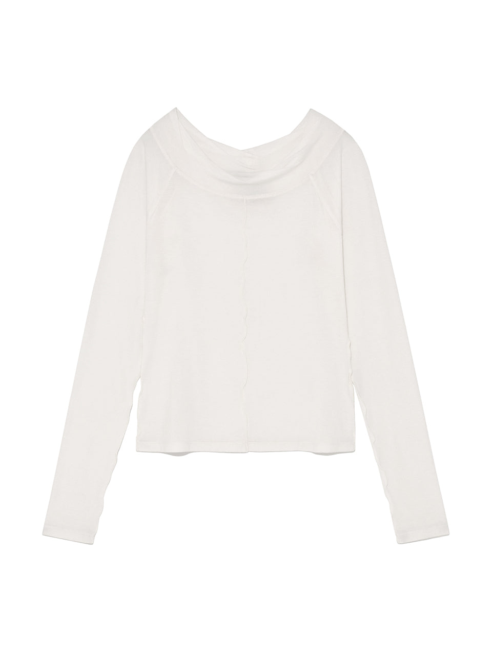 Matinkim Wide Neck Raglan Long Sleeve IN Ivory
