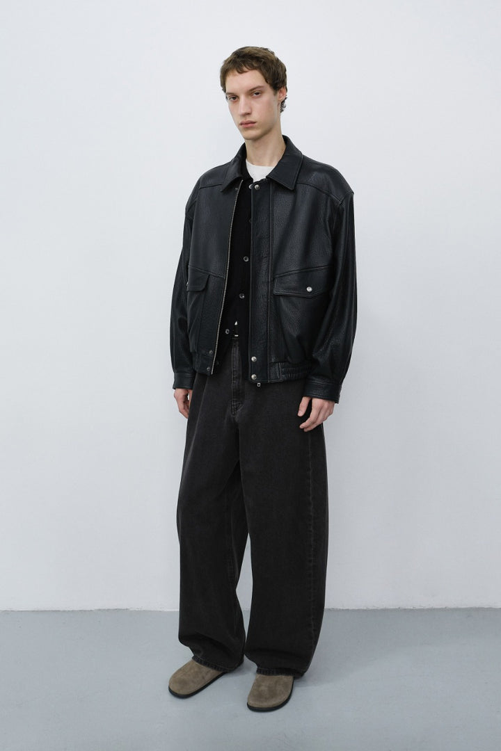 Dunst Relaxed Curved Jeans Mud