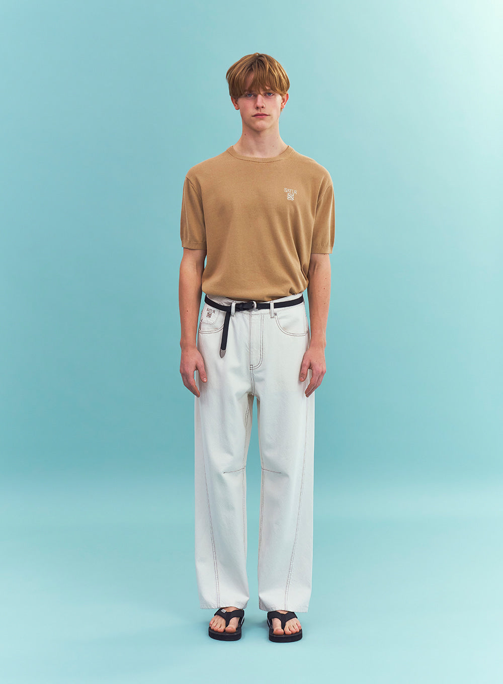 Satur Loren Fine Half Knit - Beige