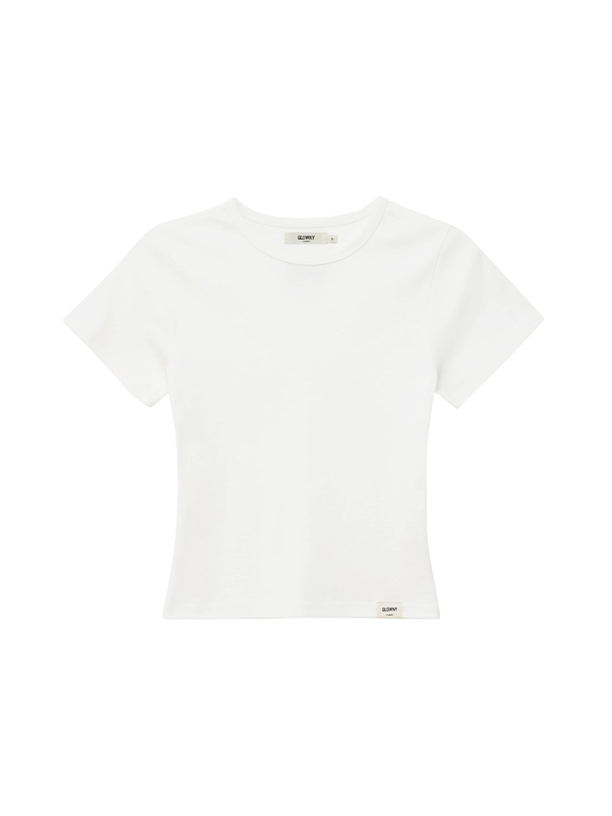 GLOWNY G Baby Tee (White)