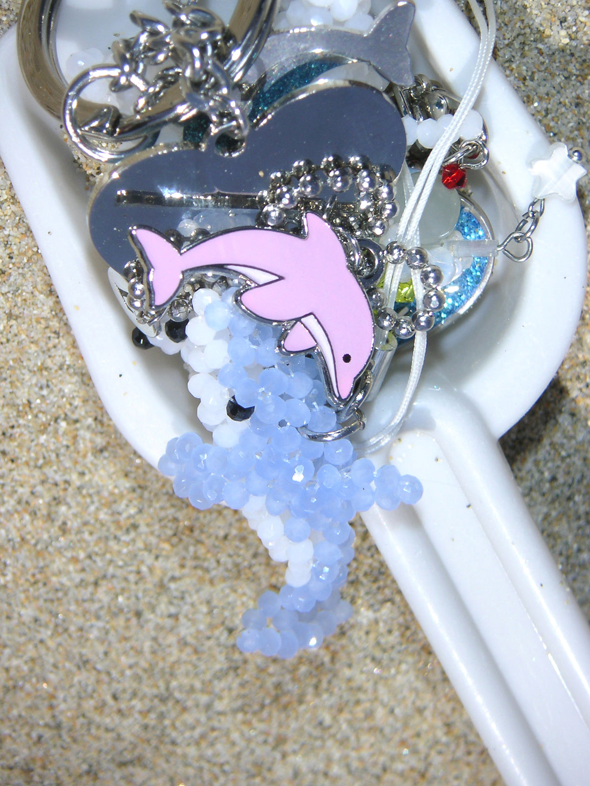 Low Classic Pink Dolphin Key Ring Pink