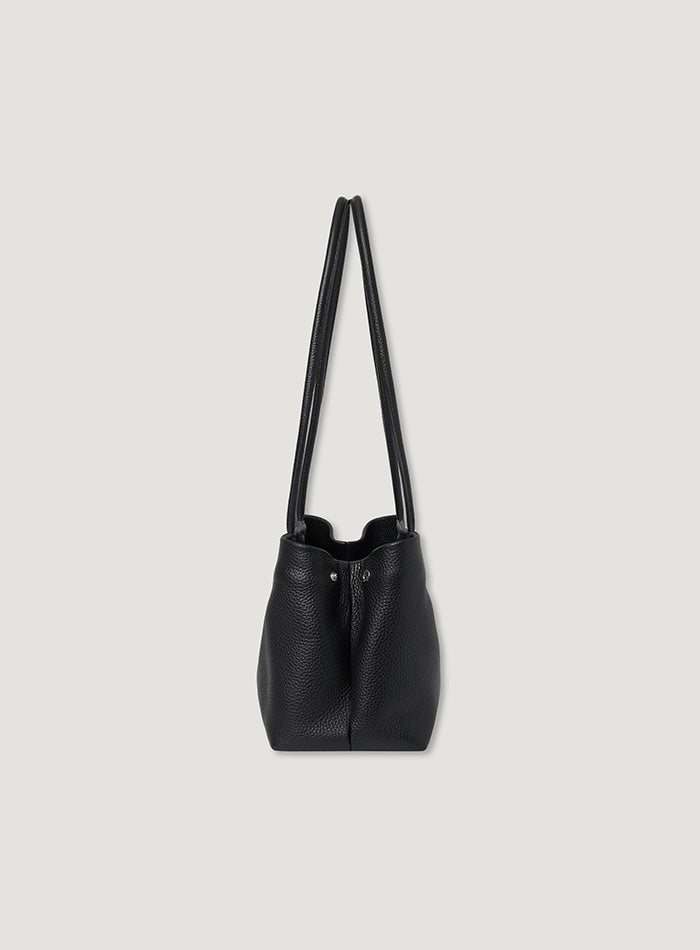 Mango Maniplease Flat Square Bag Black