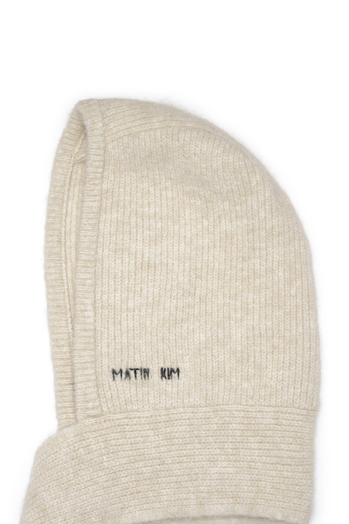 HAND LOGO STITCH BALACLAVA IN BEIGE