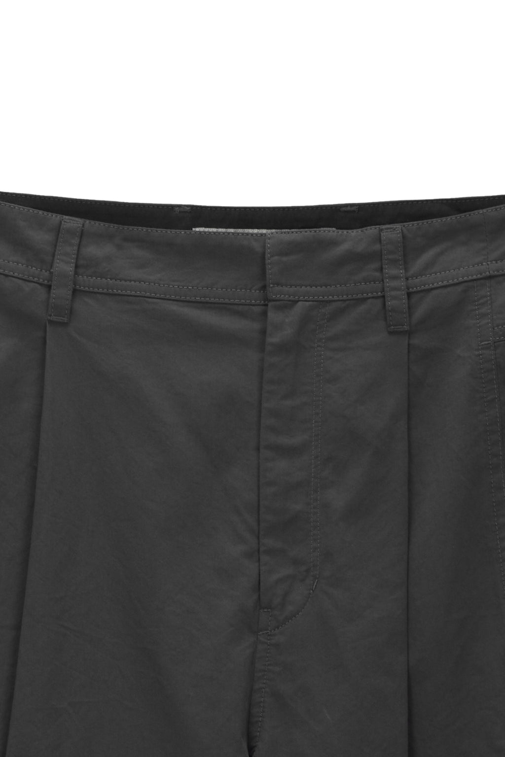 Matinkim Asymmetric Chino Trouser For Men IN Charcoal