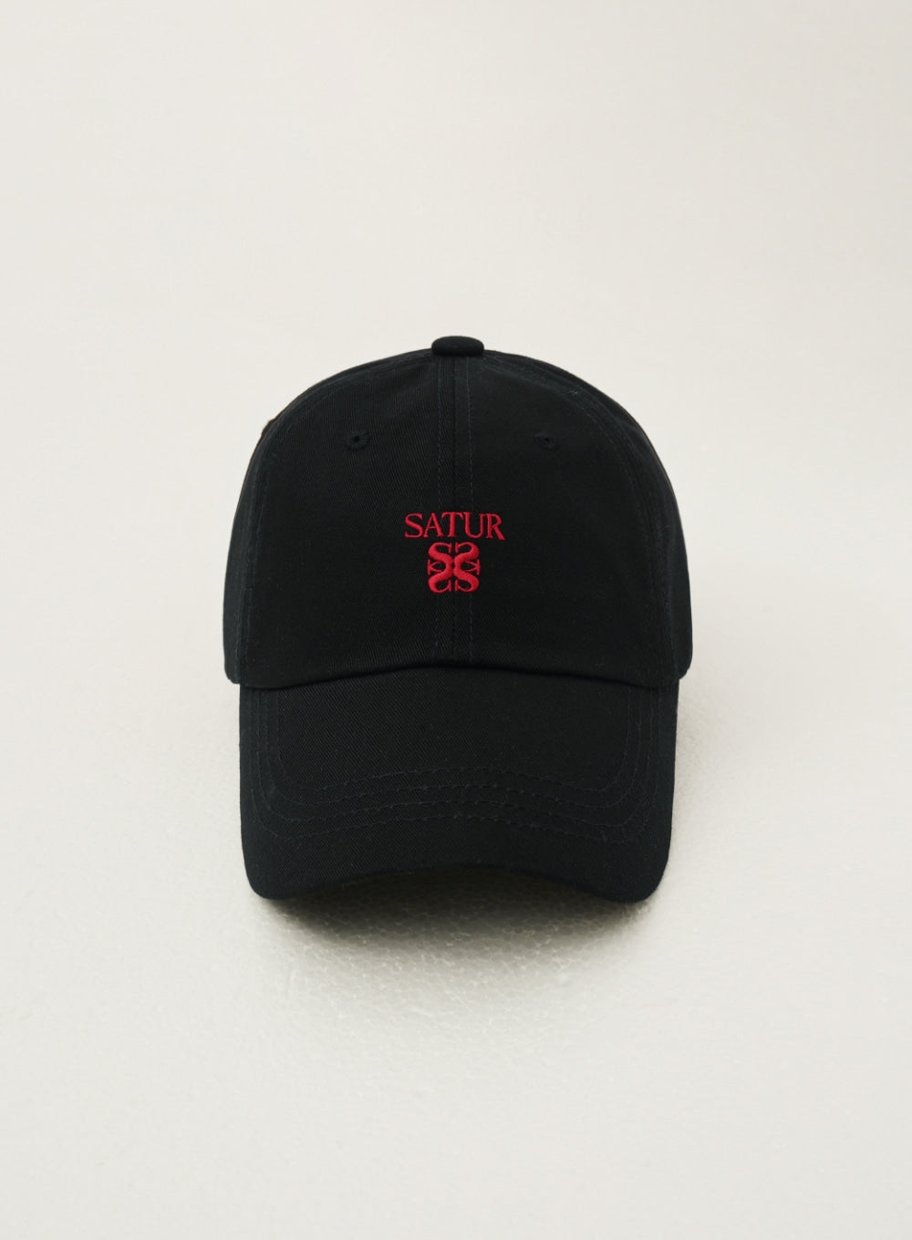 [satur] Classic Logo Ball Cap - Art Red
