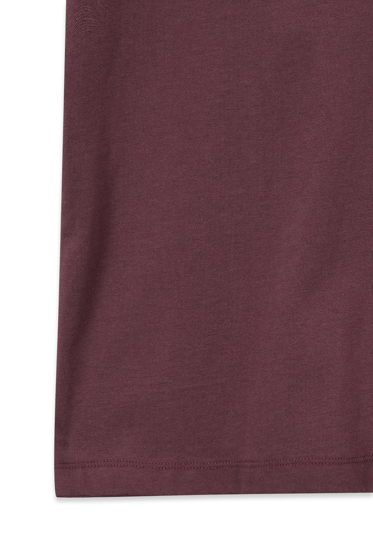 [matinkim] VINTAGE LOGO GRAPHIC TOP IN BURGUNDY