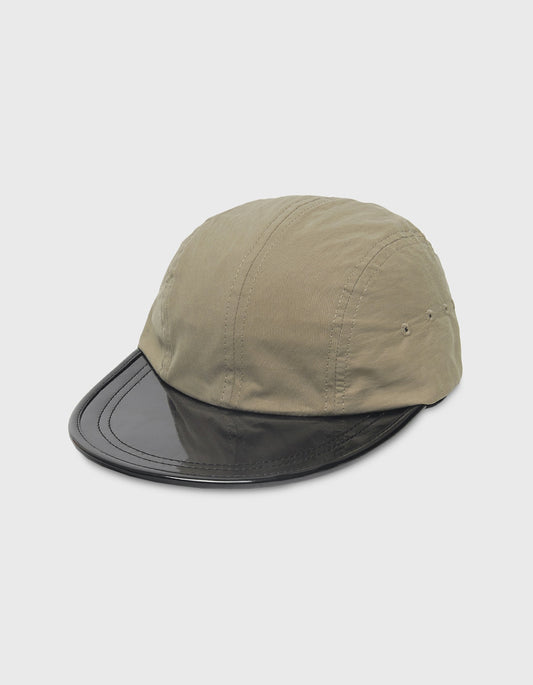 ENAMEL LONG BILL CAP / Beige