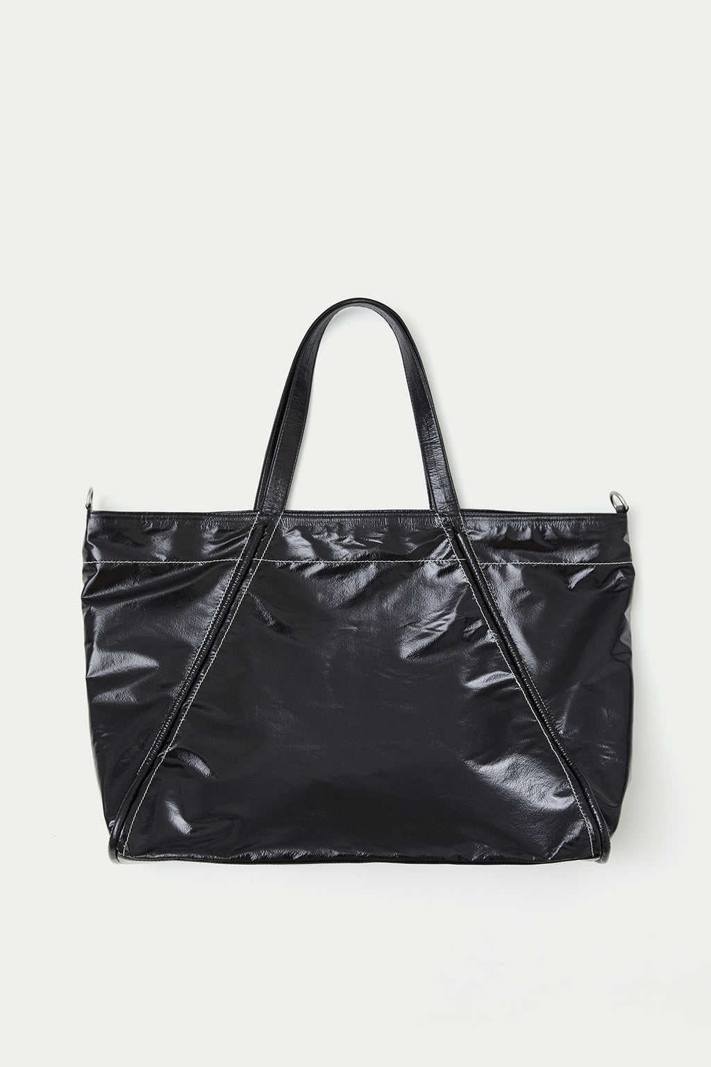 [matinkim] BIG COATING TOTE BAG IN BLACK