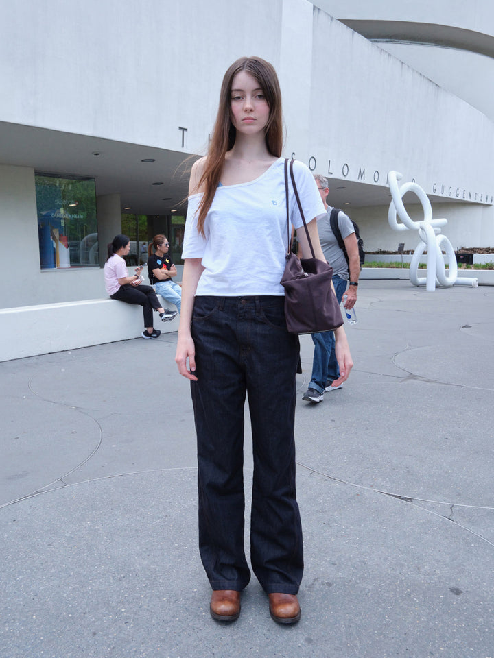 Low Classic Nonfade Pocket Wide Jeans Indigo