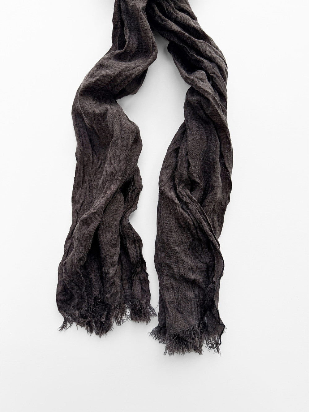 Low Classic Wool Scarf Charchoal