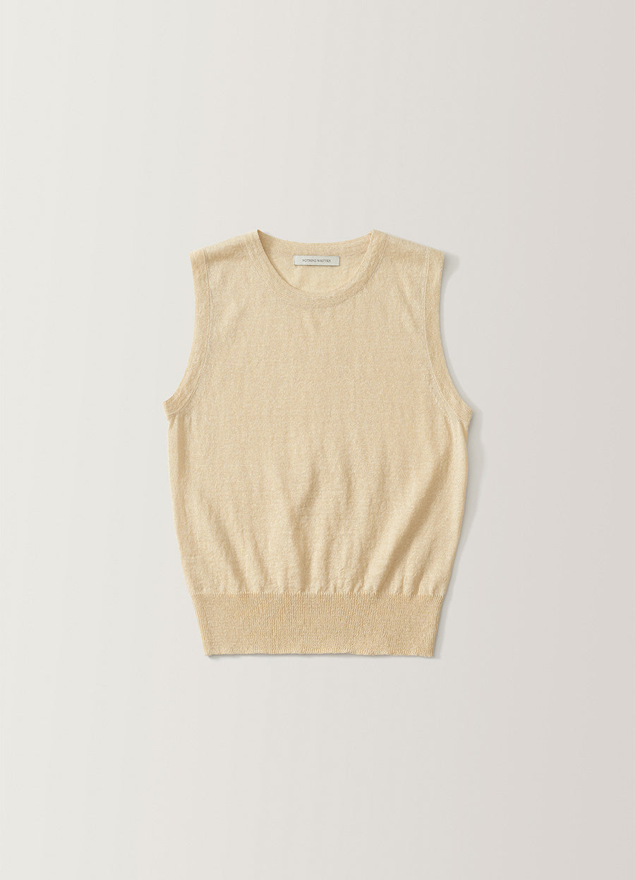 Nothing Written Rola linen sleeveless (Yellow)