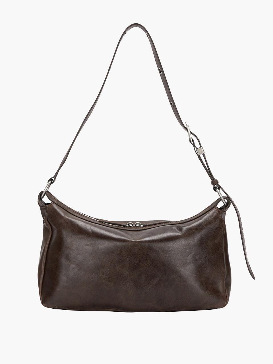 Margesherwood Outpocket Hobo washed brown pull-up