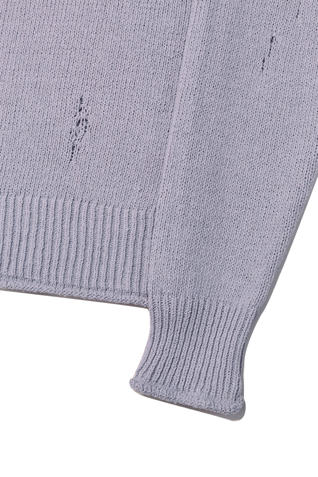 Matinkim Crack Logo Vintage Knit Pullover For Women IN Lilac