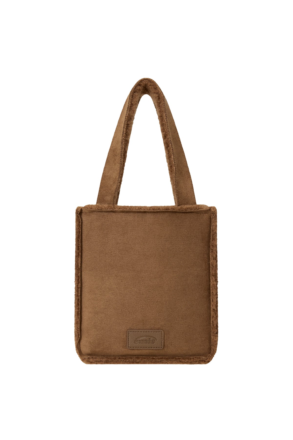 Emis Mouton Tote Bag-Brown