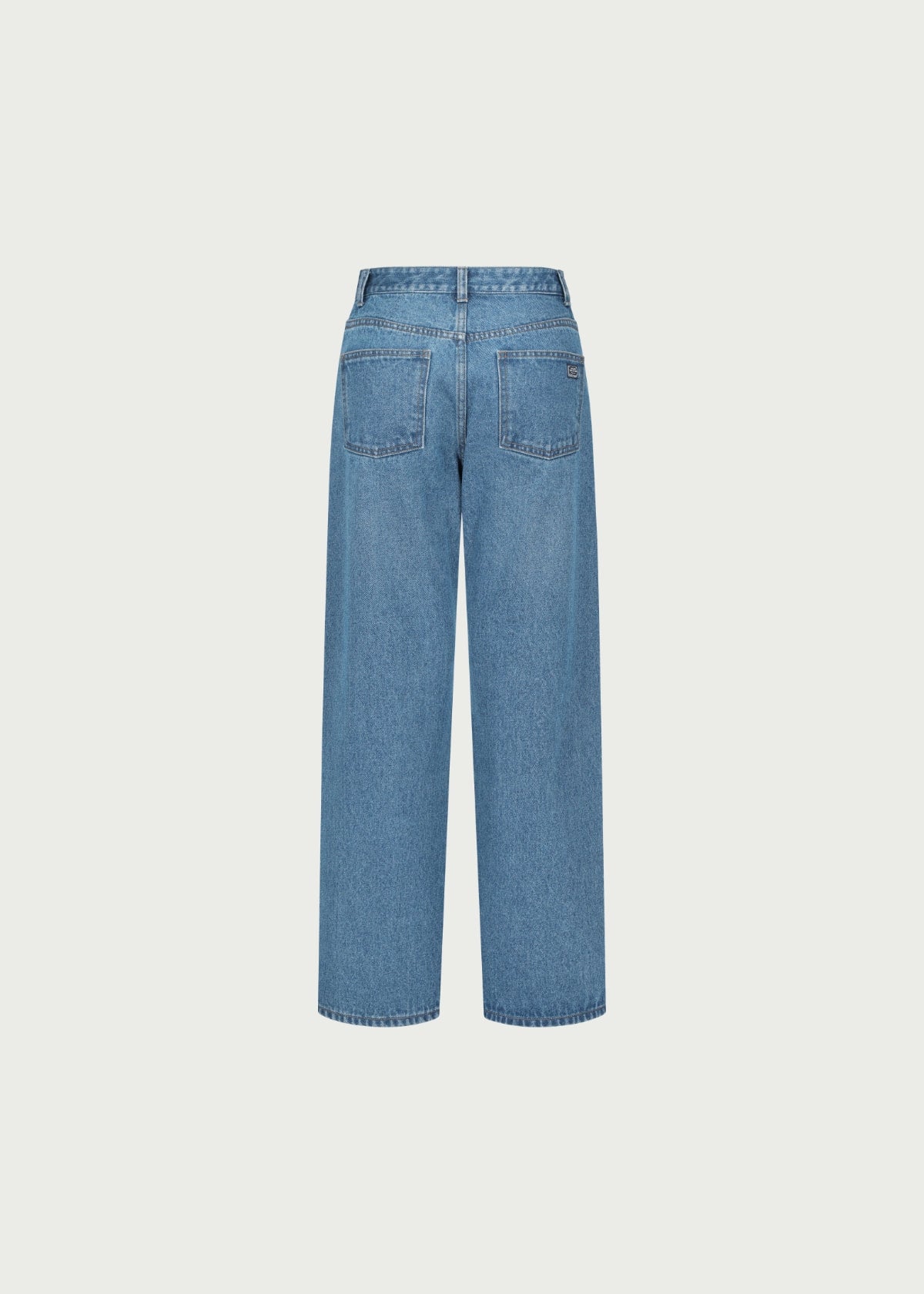 Depound classic straight denim pants - blue