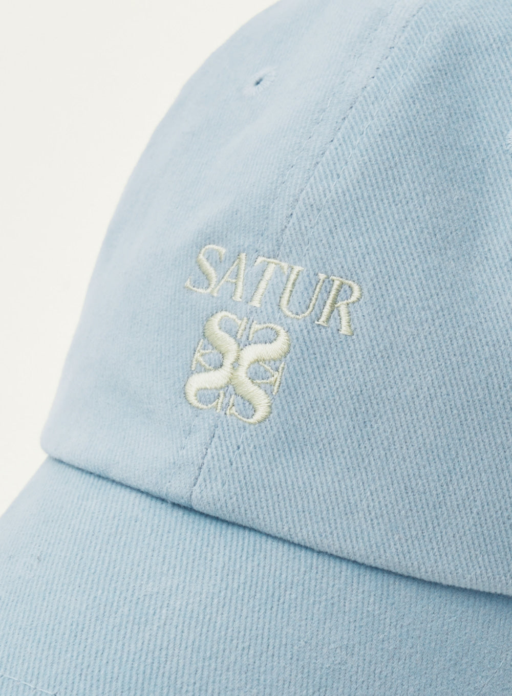 [satur] Apero Small Logo Ball Cap - Sky Blue