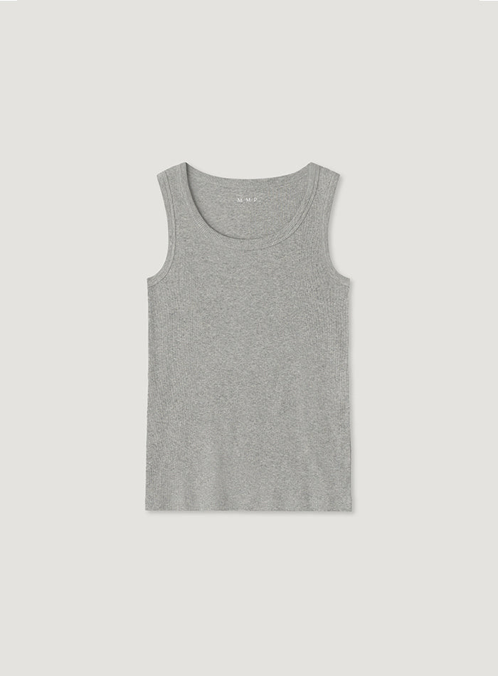Mango Maniplease Unit Sleeveless Melange Grey