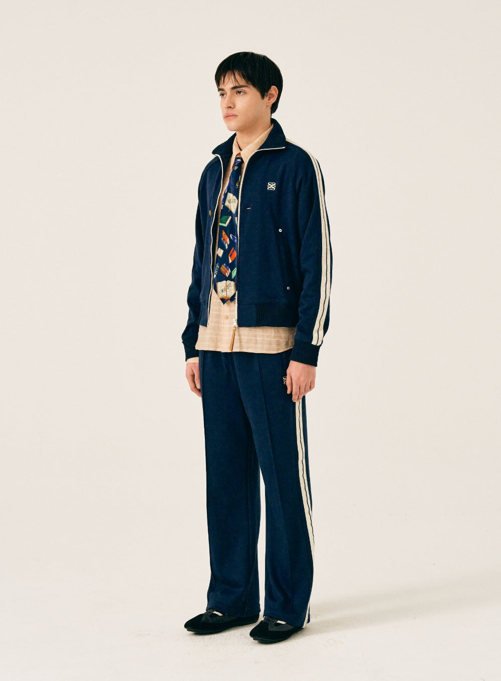 [satur] Lawton All Day Track Pants - Classic Navy