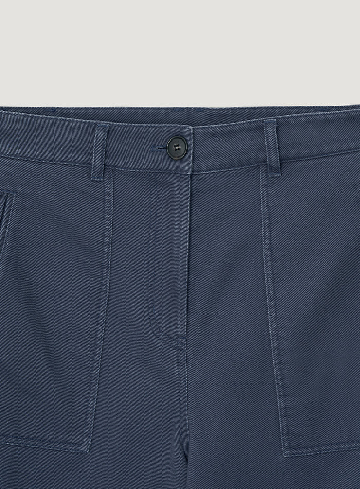 Mango Maniplease Fade Fatigue Pants Blue