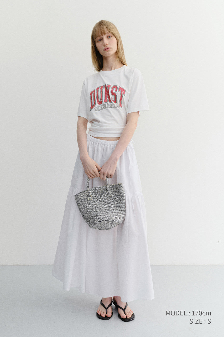 Dunst Unisex Vintage Arch Logo T-Shirt Off White