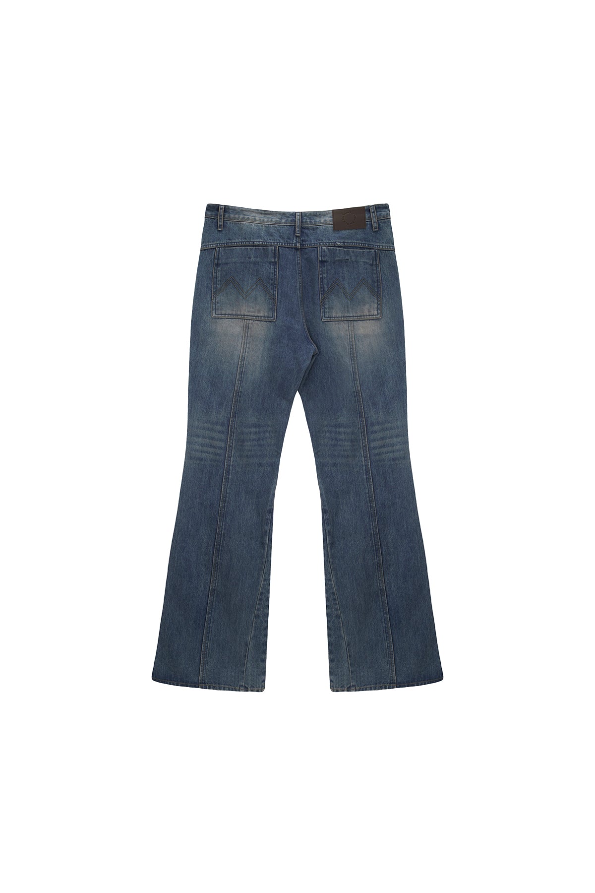 [matinkim] LOWRISE BOOTS CUT DENIM PANTS FOR MEN IN LIGHT BLUE