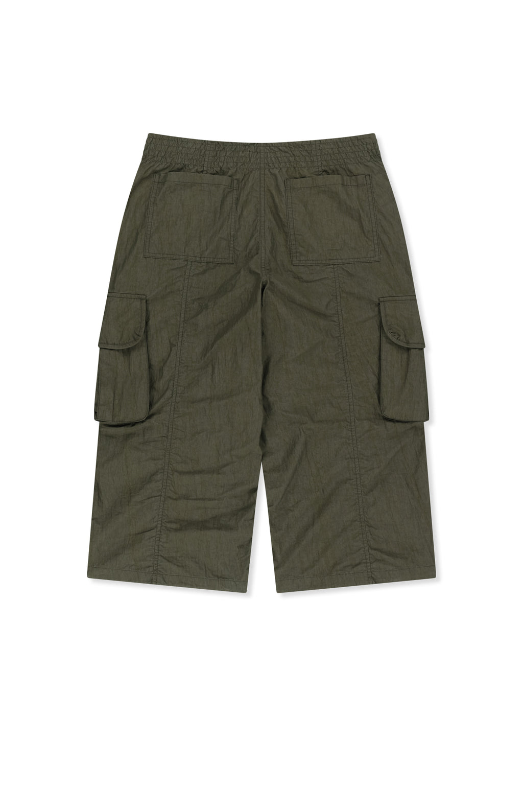 Matinkim Crinkle Capri Pants IN Khaki