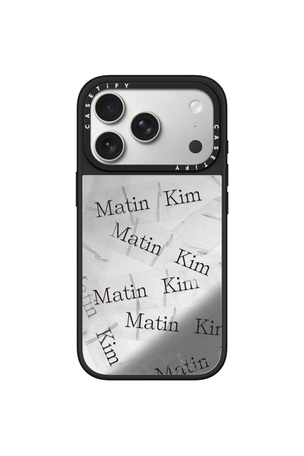Matinkim Matin Kim X Casetify Tape Case IN Silver