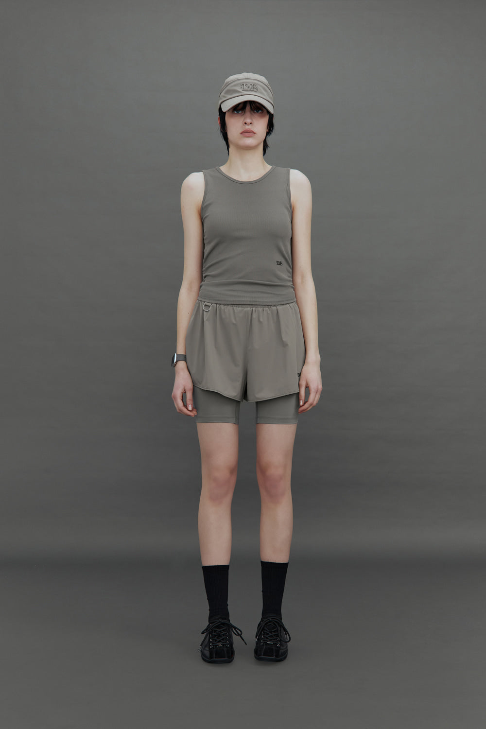 Treemingbird Tmb Active Back-Layer Sleeveless Top Gray