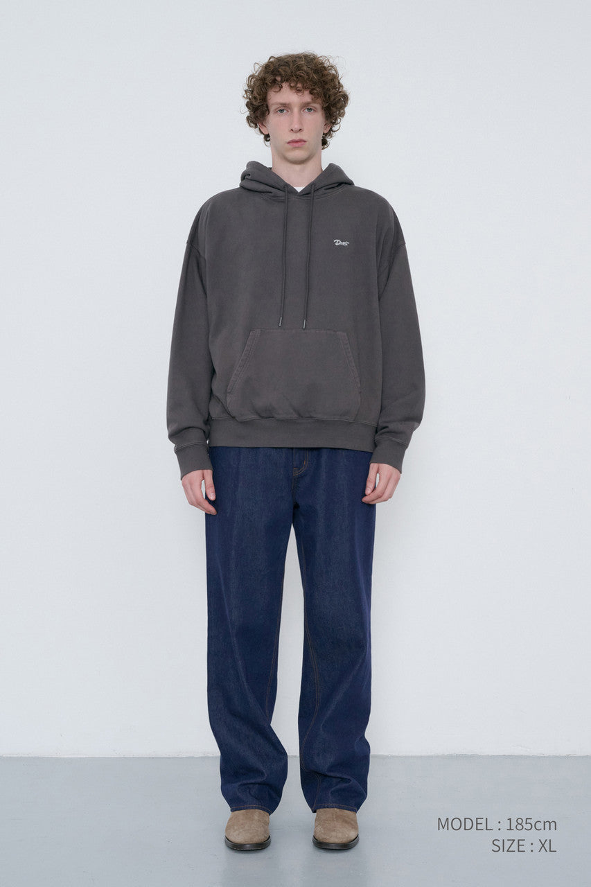 Dunst Unisex Garment Dyed Hoodie Black