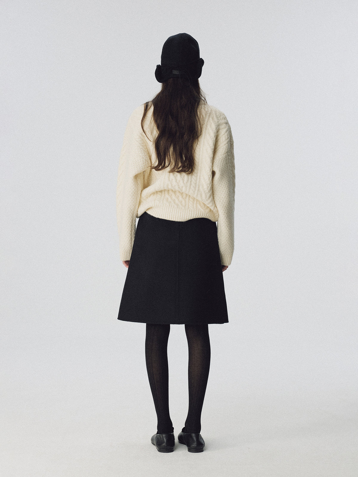 Nothing Written Petico cable knit pullover (Neutral)