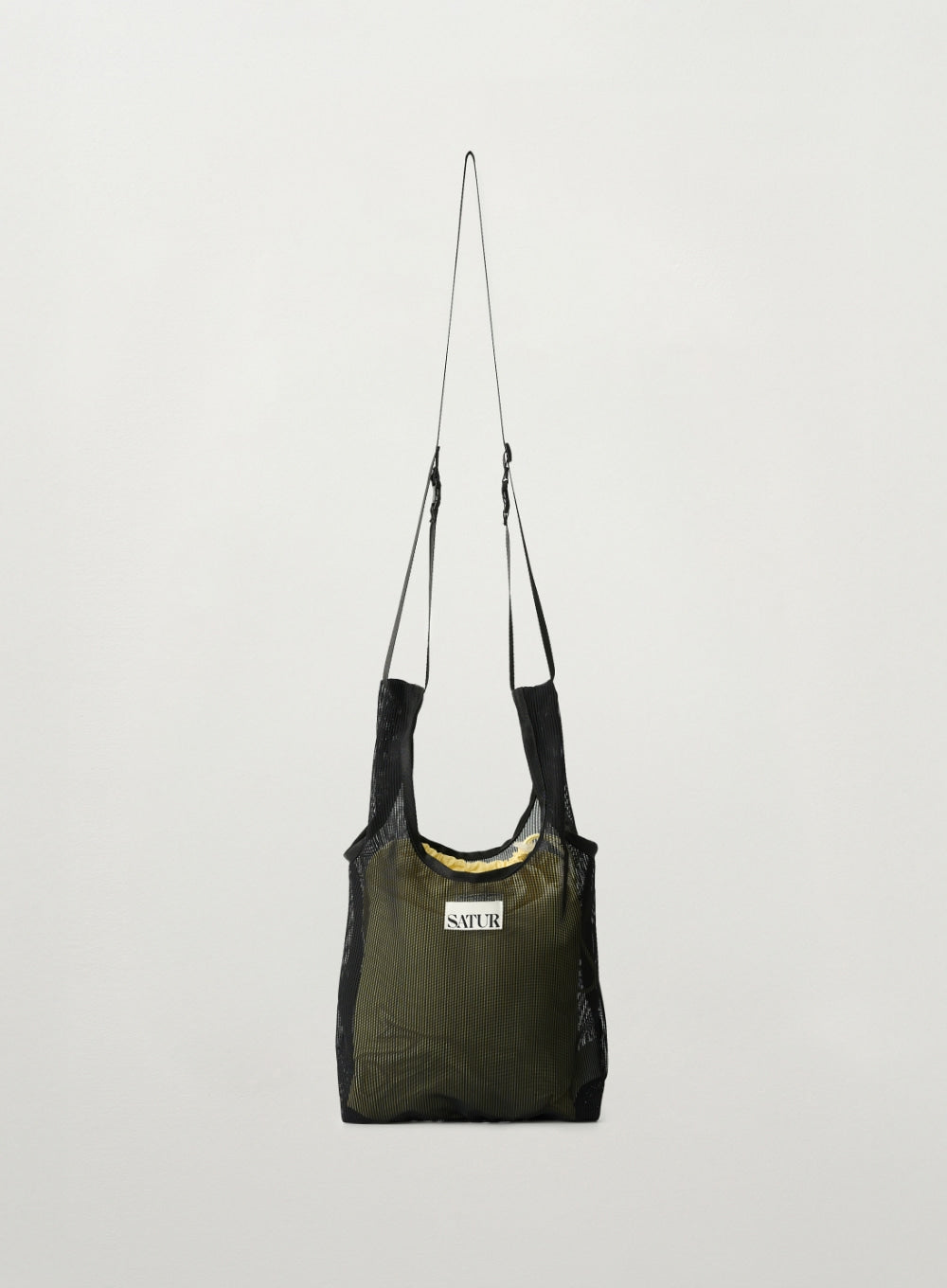 [satur] Bon Voyage Small Mesh Bag - Black