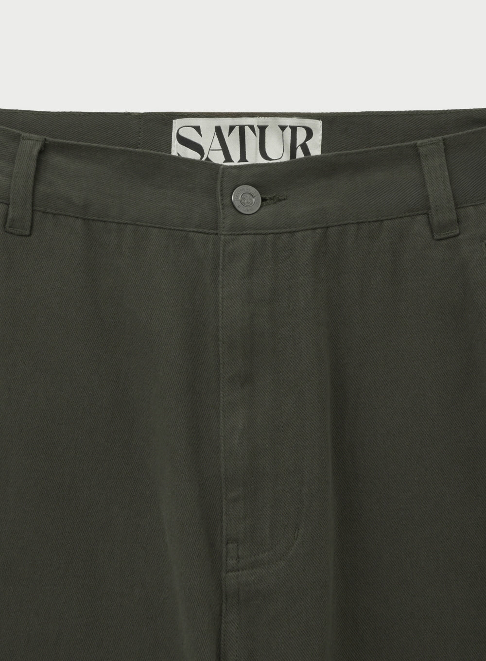 [satur] Teo Brushed Cotton Pants - Charcoal