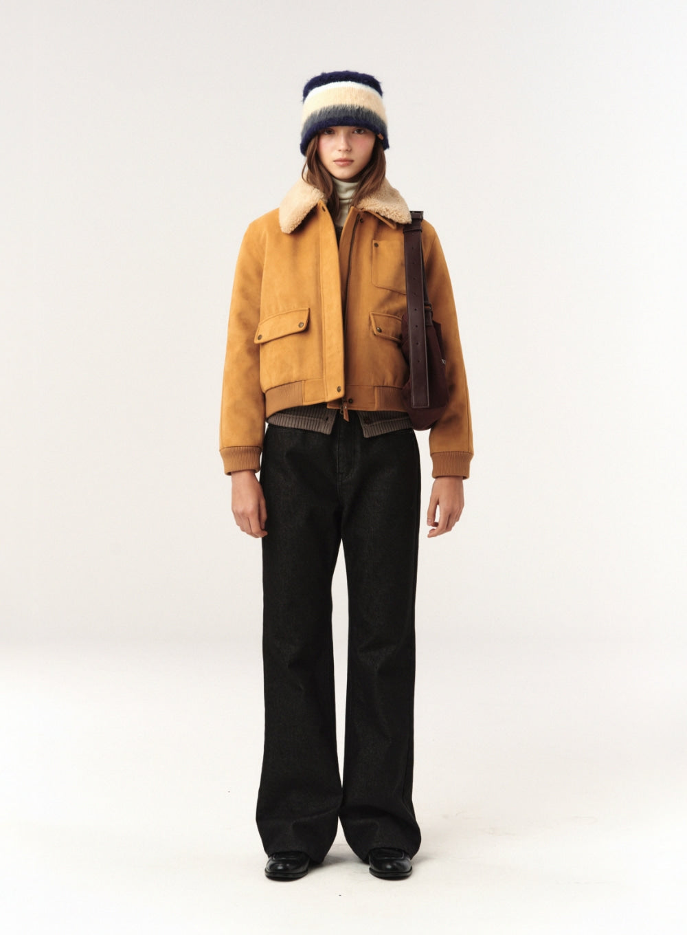 [satur] Verona Big Square Bag - Brown