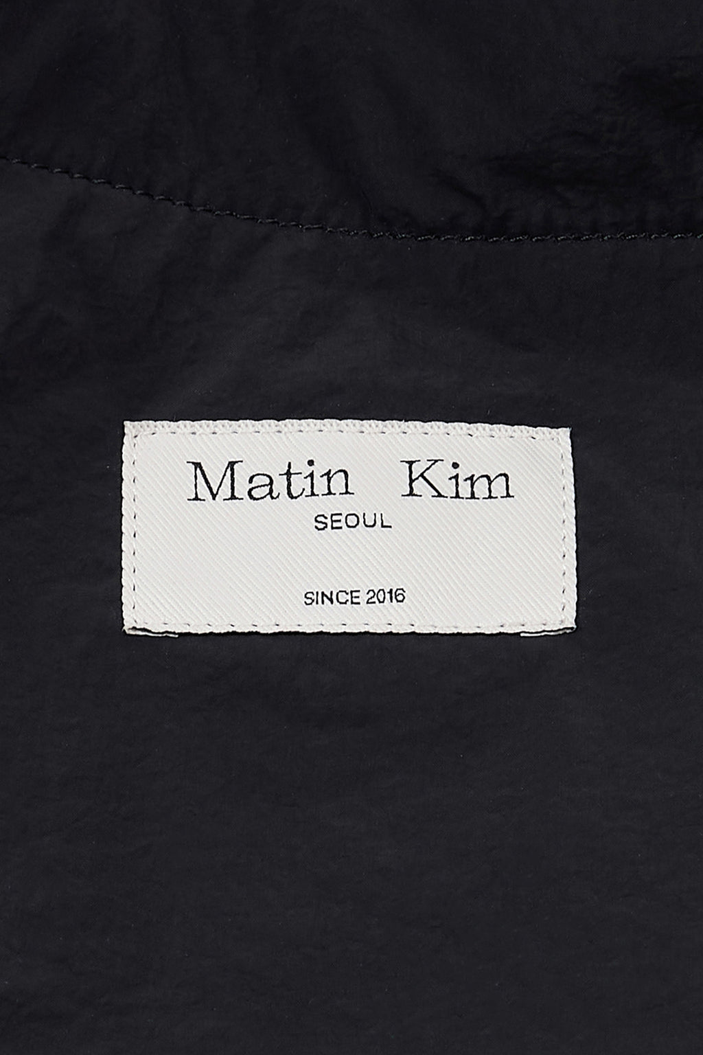 [matinkim] MATIN CRISP BIG ECOBAG IN BLACK