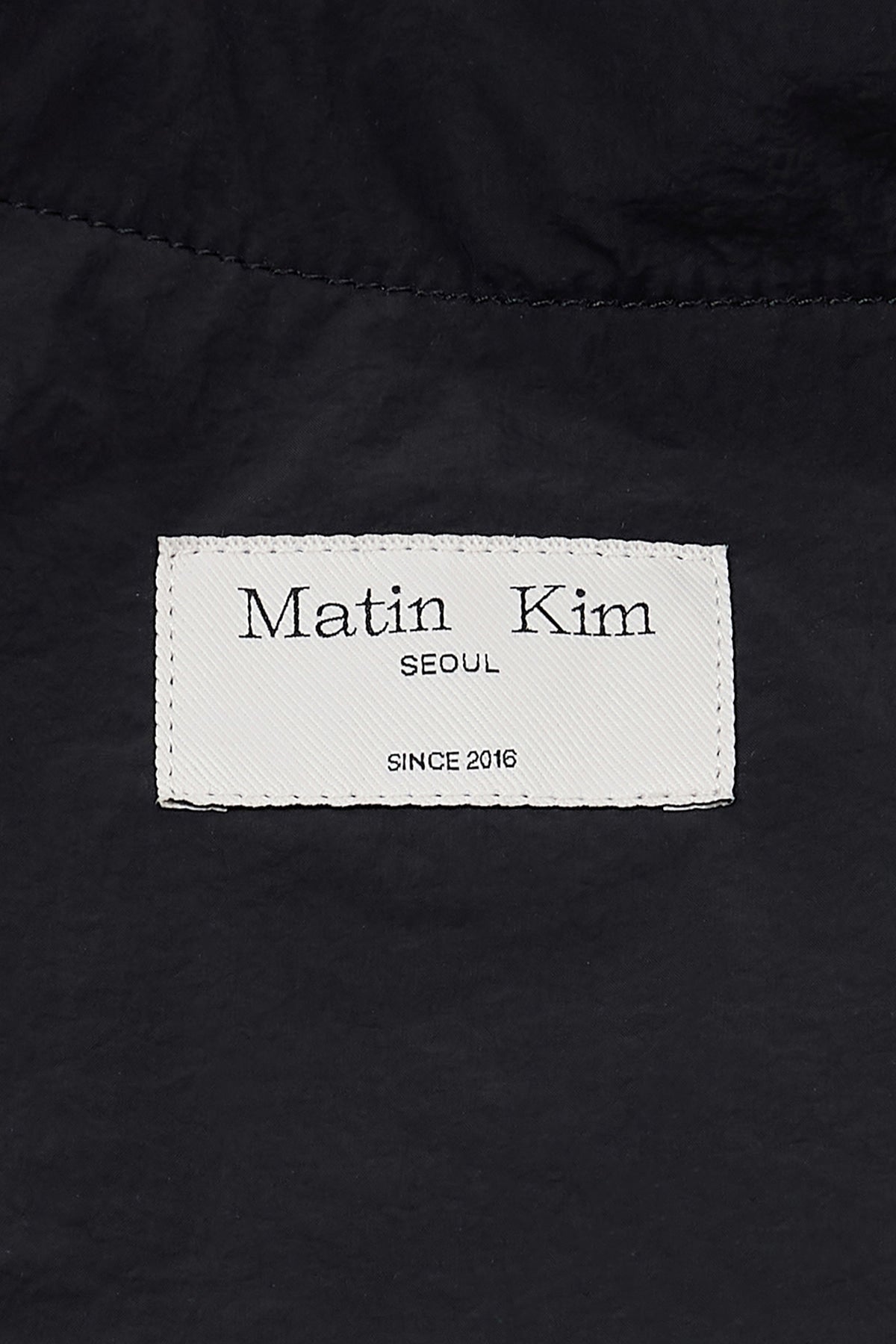[matinkim] MATIN CRISP BIG ECOBAG IN BLACK